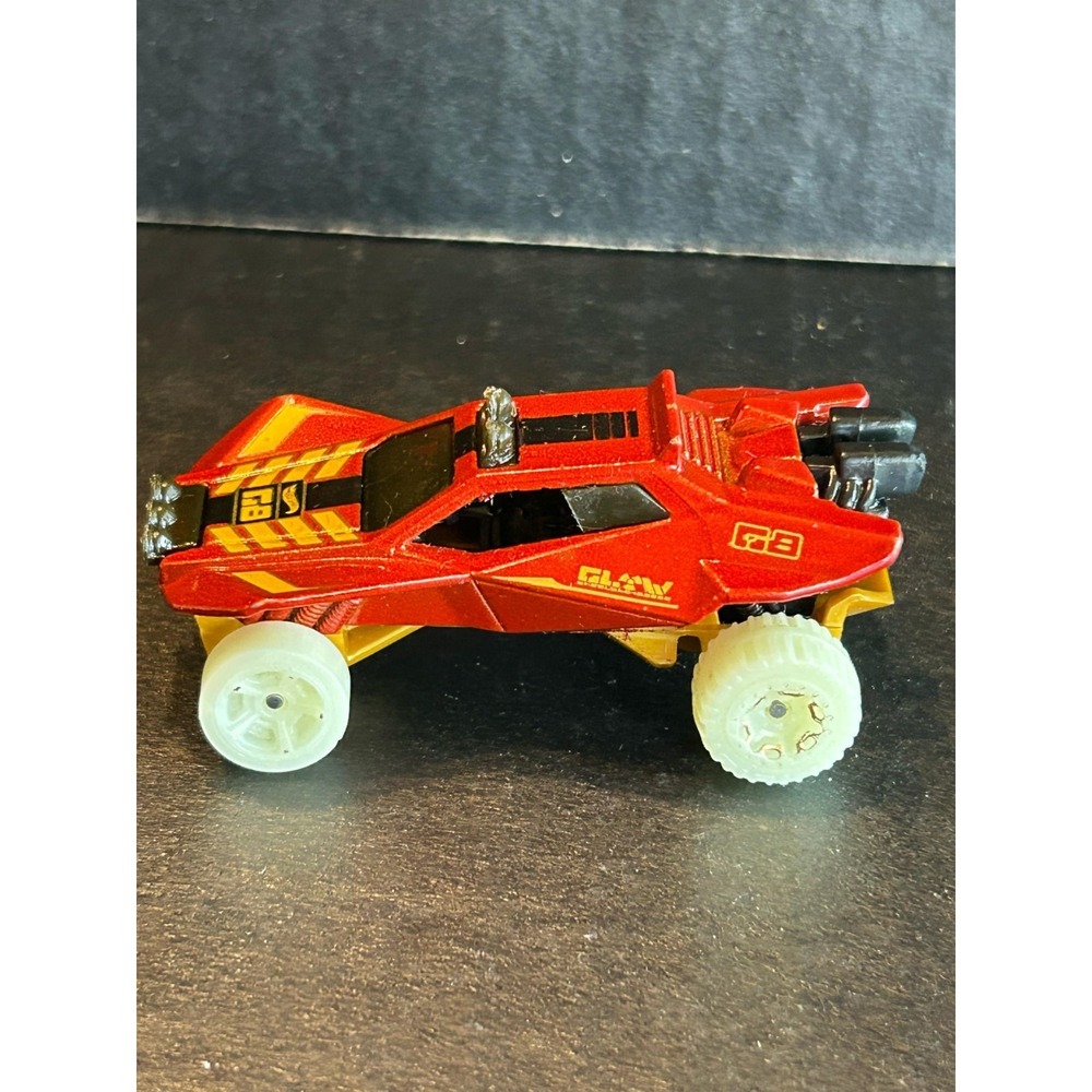 2013 Hot Wheels, Red Race Car, BHR33, Die Cast White Tires